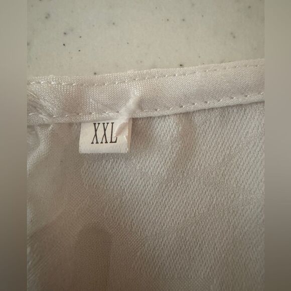 Womens 3 4 Bell Sleeve Blouse Summer Crewneck Lace Floral Textured Babydoll - Picture 8 of 11